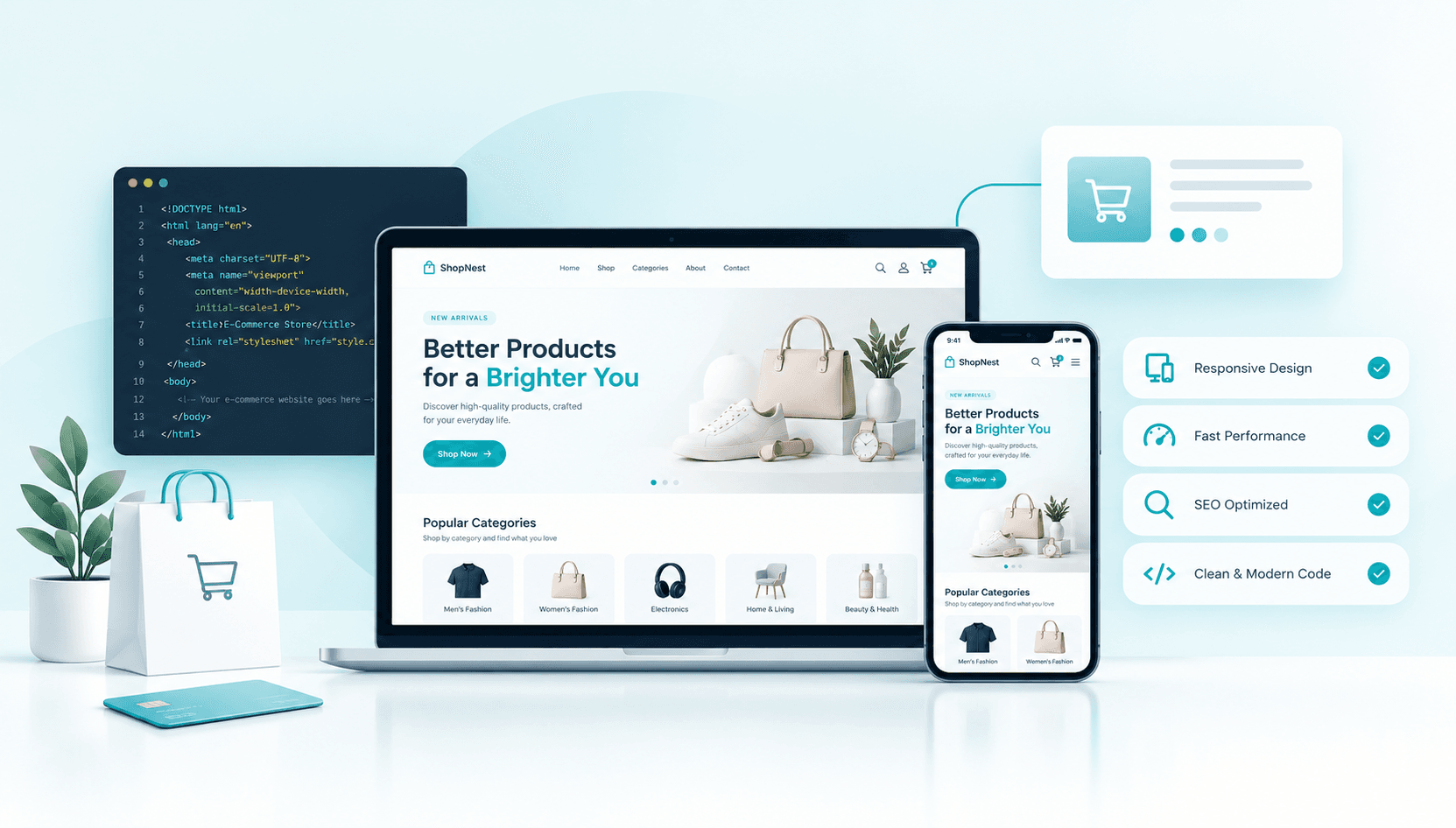 Preview of a website built by Digitronix for a Dubai business, shown in a browser mockup